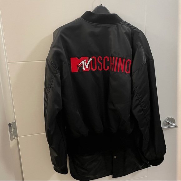 HM x Moschino Collab Bomber Jacket - Brand New - Picture 2 of 3